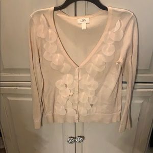 LOft light pink sweater